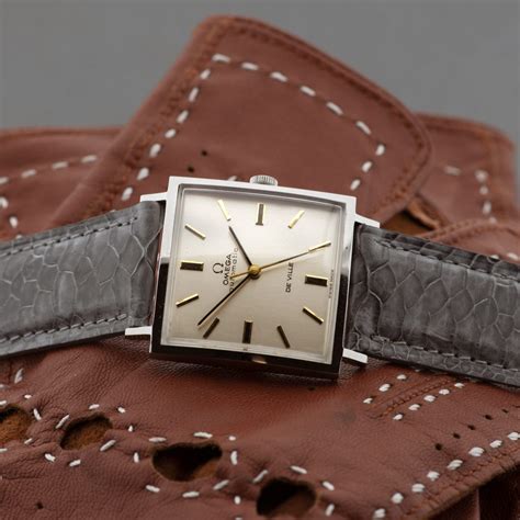 omega square watch|omega vintage square watches.